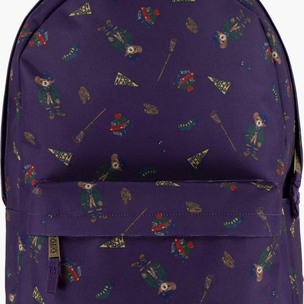 Polo by Ralph Lauren Purple Bag with Decorative Accents